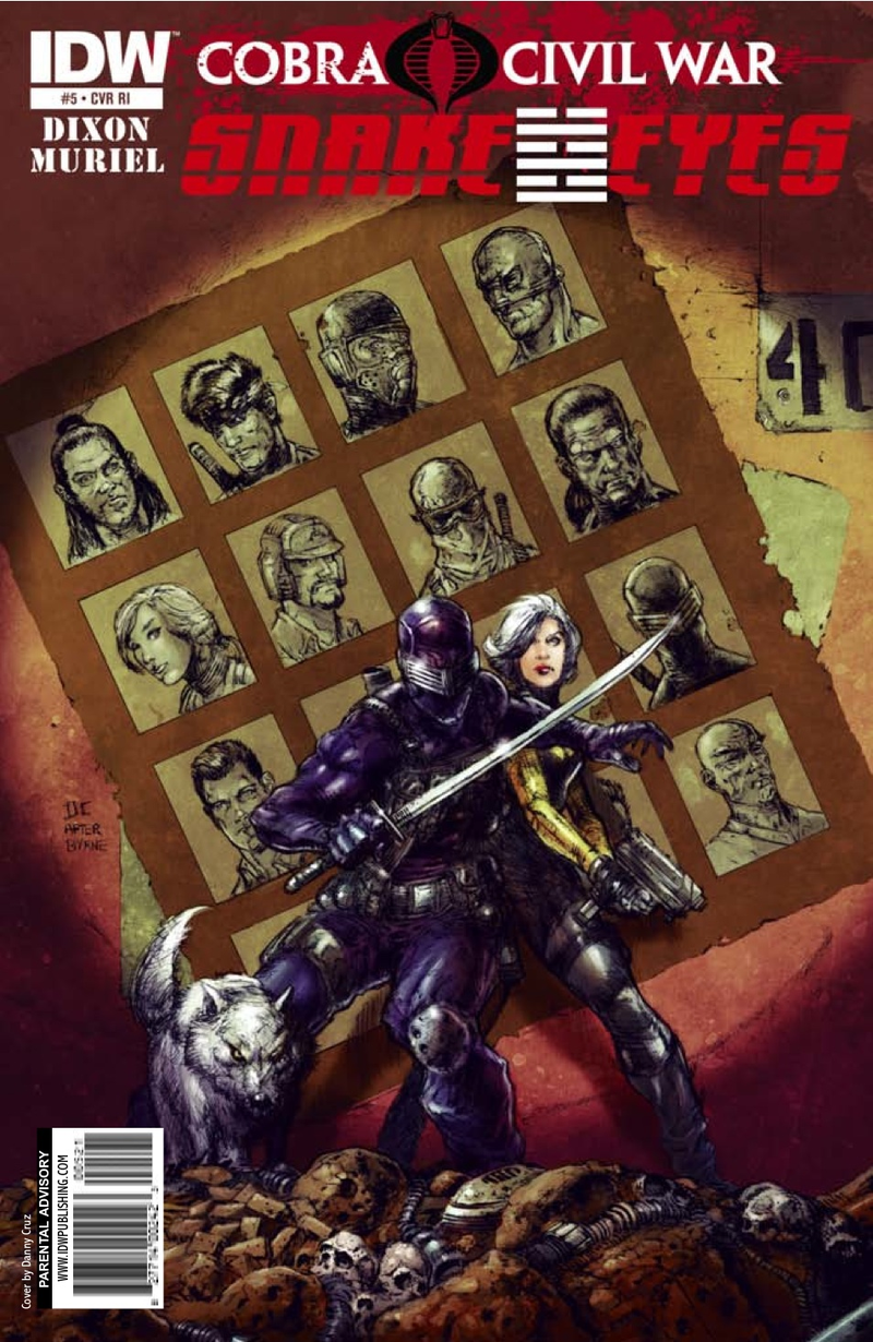 Illustration for article titled Read a seven-page preview of the newest comic book starring Snake Eyes, G.I. Joe's resident ninja